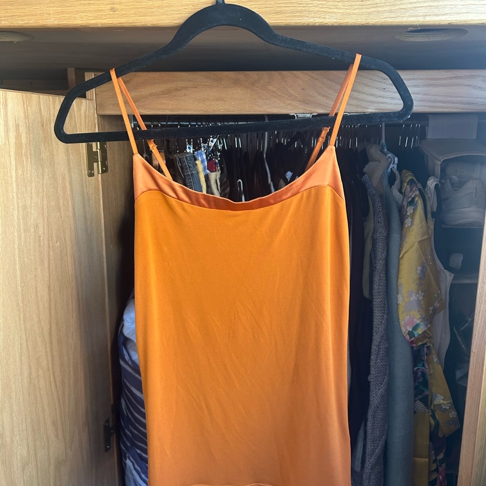 Y2K Orange Going Out Top